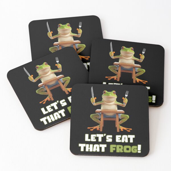 Item preview, Funny Productivity Frog – Let’s Eat That Frog designed and sold by KArtcore.