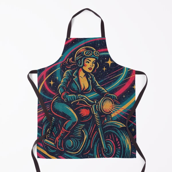 Artikelvorschau, Cosmic Biker – Synthwave-Stil und Sternenreisen entworfen und verkauft von JonelleTshirts.