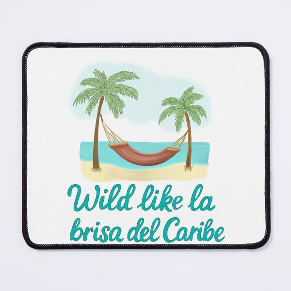 Item preview, Wild Like La Brisa del Caribe – Tropical Watercolor Beach Illustration designed and sold by RivendellBird.