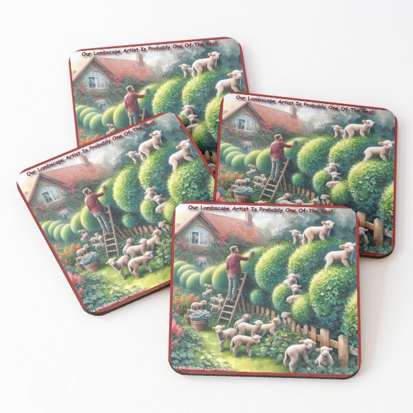 Item preview, Lambscape Artist: Topiary Gone Woolly designed and sold by Rick London Gifts.