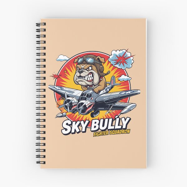 Item preview, Sky Bully Fighter Squadron - Angry Bulldog Pilot designed and sold by AwesomeBeyondLimits.