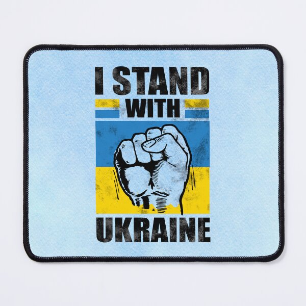 Item preview, I Stand With Ukraine – Strength in Blue & Yellow designed and sold by MysticOzzy.