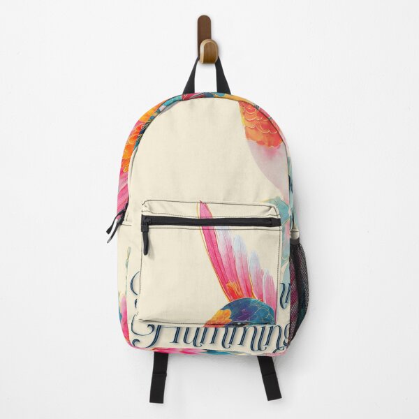 Item preview, Wings of Fire: Fiery-Throated Hummingbird in Bloom designed and sold by ForeverPrintsOK.