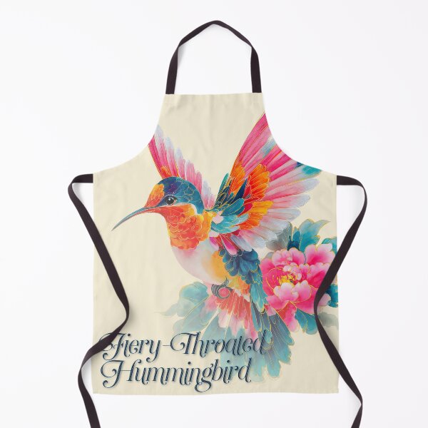 Item preview, Wings of Fire: Fiery-Throated Hummingbird in Bloom designed and sold by ForeverPrintsOK.