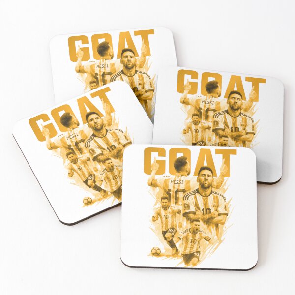Item preview, GOLD GOAT Lionel Messi watercolor illustration  designed and sold by sabartgunpla.