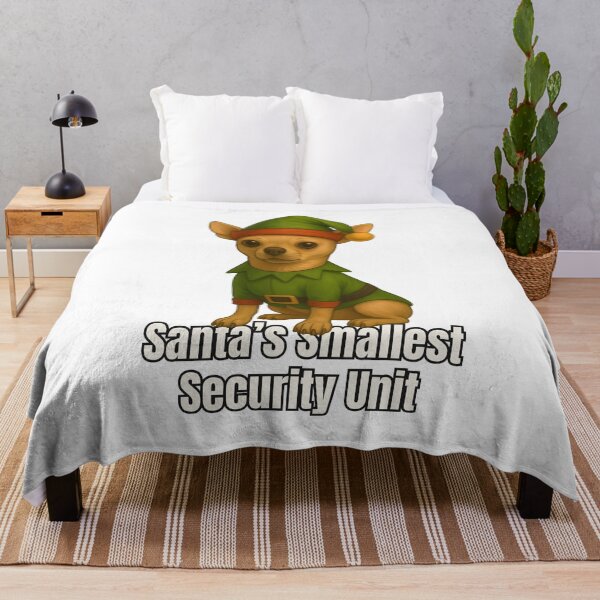 Item preview, Chihuahua Christmas Elf – Santa’s Smallest Security Unit designed and sold by SVALANART.
