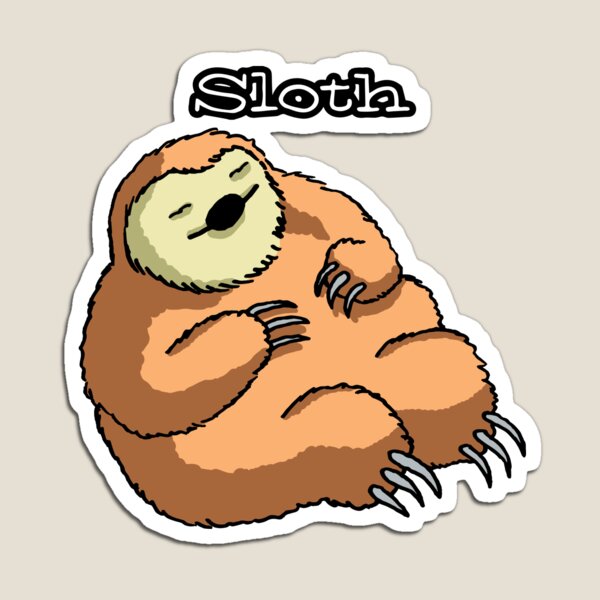 The Sloth Comics Logo Magnet