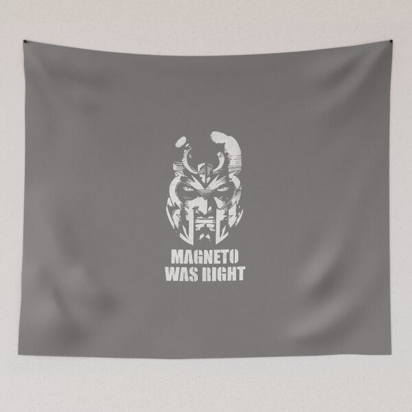 Item preview, MAGNETO-WAS-RIGHT-T-SHIRT-(6) designed and sold by JensNeuser.