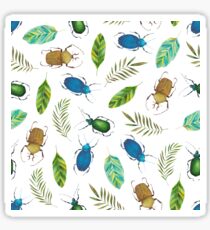 Bright summer. Watercolor Bug&Beads Sticker