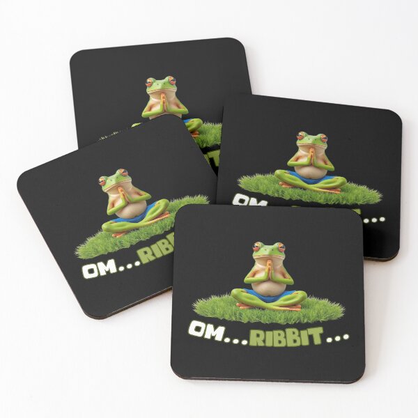 Item preview, Funny Yoga Frog Meditation - Om… Ribbit… designed and sold by KArtcore.
