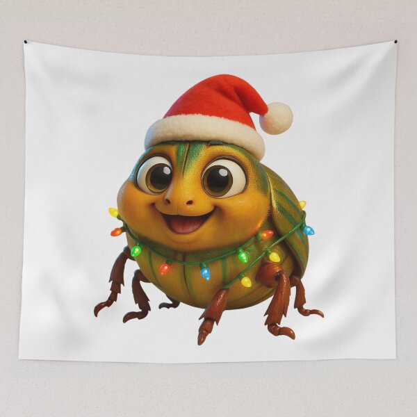 Item preview, Christmas Christmas Beetle designed and sold by Sillytoe.