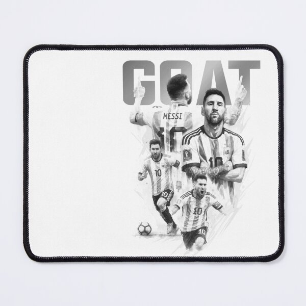 Item preview, BLACK WHITE GOAT Lionel Messi watercolor illustration designed and sold by sabartgunpla.