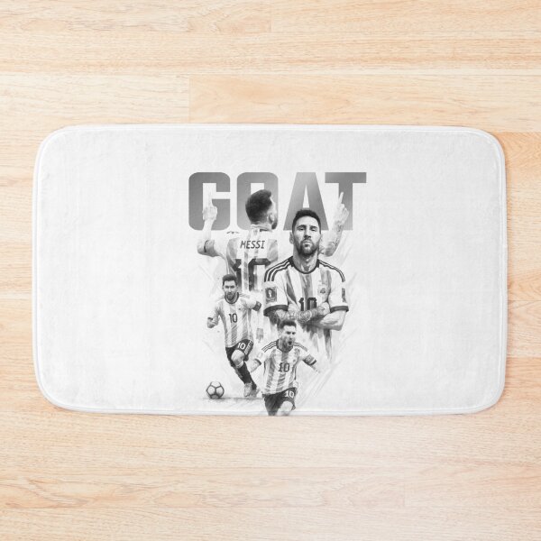 Item preview, BLACK WHITE GOAT Lionel Messi watercolor illustration  designed and sold by sabartgunpla.