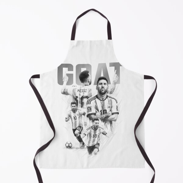 Item preview, BLACK WHITE GOAT Lionel Messi watercolor illustration designed and sold by sabartgunpla.