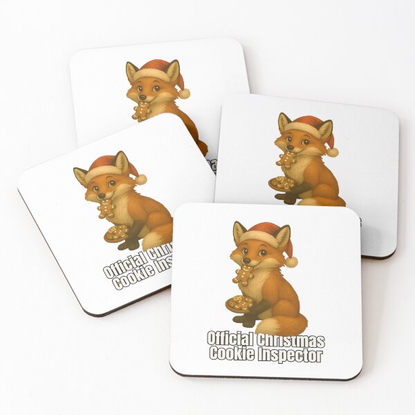Item preview, Christmas Fox – Official Christmas Cookie Inspector designed and sold by SVALANART.