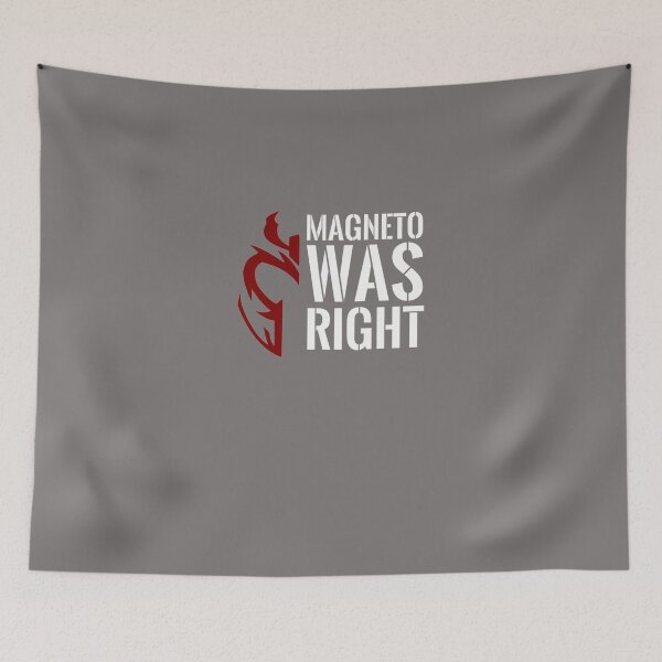 Item preview, MAGNETO-WAS-RIGHT-T-SHIRT designed and sold by JensNeuser.