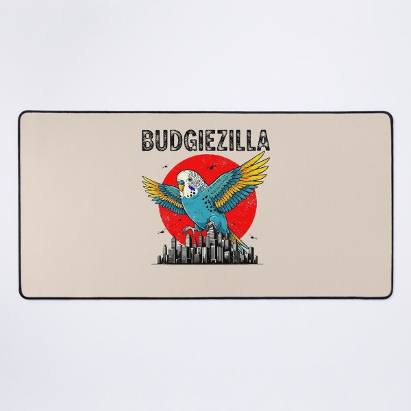 Item preview, Budgiezilla | Funny Budgie Parakeet Giant Monster Bird Shirt designed and sold by The Loved Label.