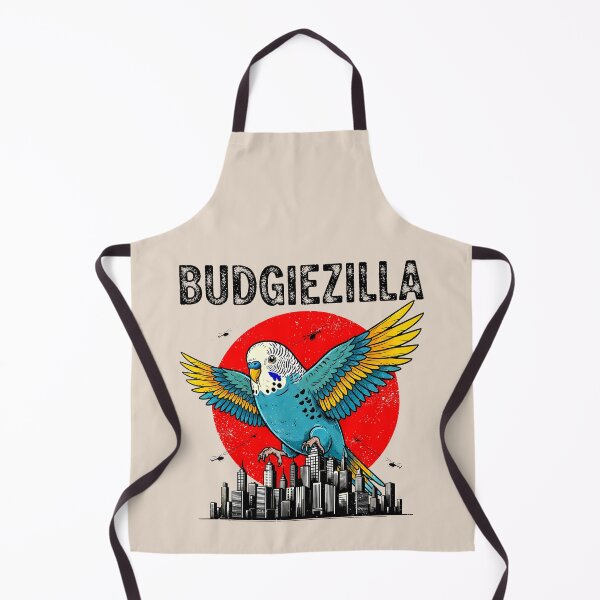 Item preview, Budgiezilla | Funny Budgie Parakeet Giant Monster Bird Shirt designed and sold by The Loved Label.