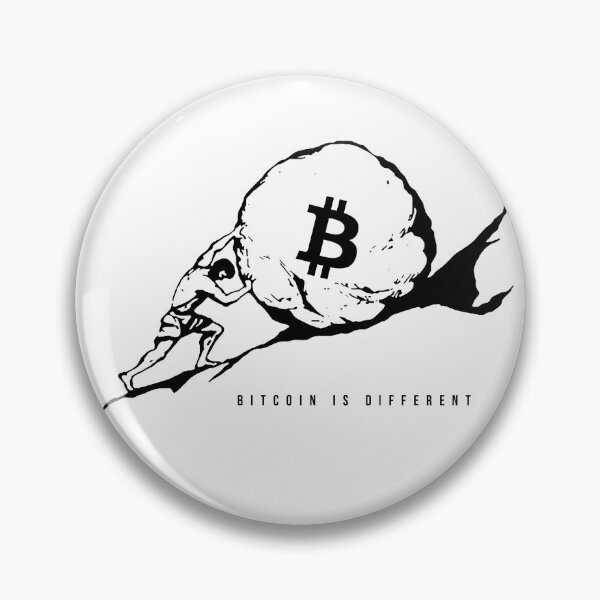 Item preview, Bitcoin Is Different - Minimalist Art designed and sold by CyberRex.