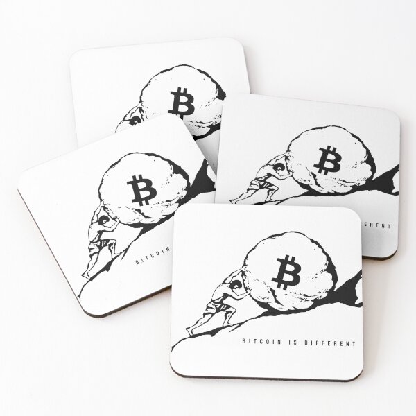 Item preview, Bitcoin Is Different - Minimalist Art designed and sold by CyberRex.