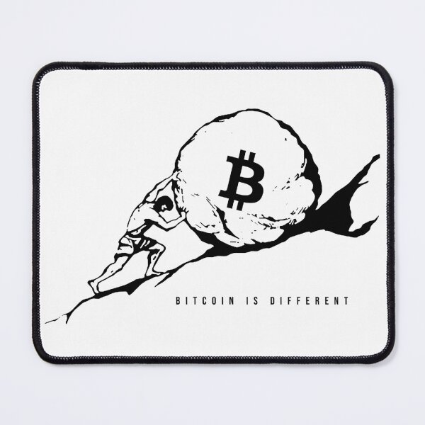 Item preview, Bitcoin Is Different - Minimalist Art designed and sold by CyberRex.