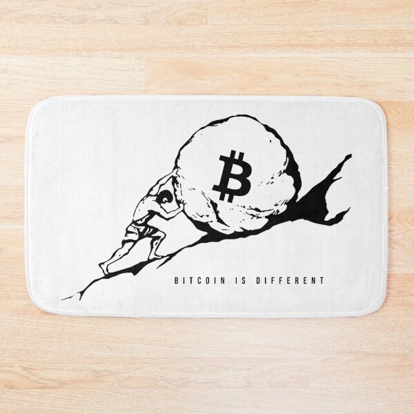 Item preview, Bitcoin Is Different - Minimalist Art designed and sold by CyberRex.