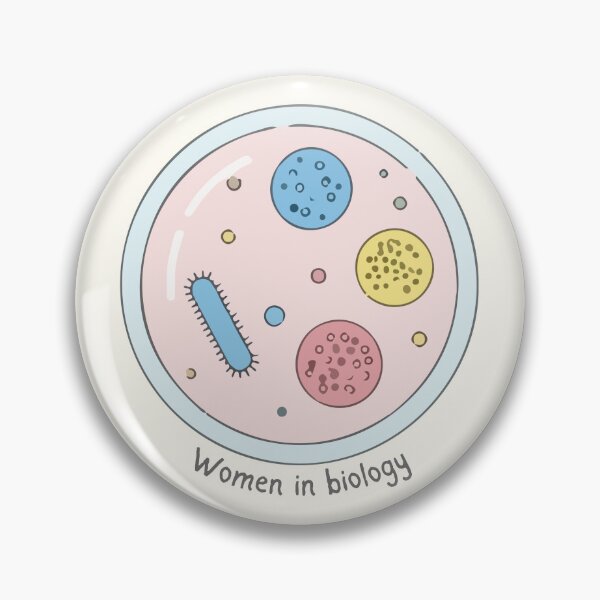 Item preview, Women in Biology Cute Petri Dish Science designed and sold by lea-lani.