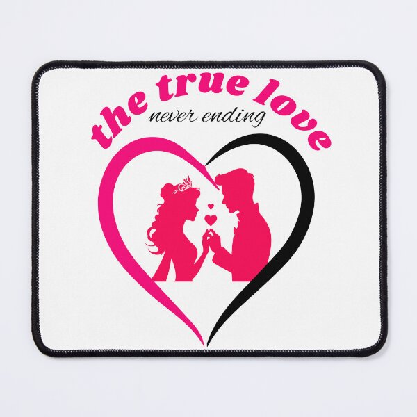 Item preview, Endless Love Silhouette with Floating Hearts designed and sold by the wellness script.