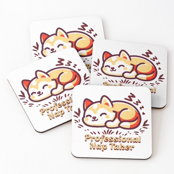 Item preview, Professional Nap Taker – Cute Sleeping Dog Cartoon Design designed and sold by Miller Made Studios.