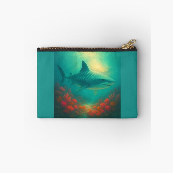Item preview, Coral Tiger Shark – Reef Glow Spirit | GeoWild Designs designed and sold by GeoWild Designs.
