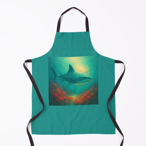Item preview, Coral Tiger Shark – Reef Glow Spirit | GeoWild Designs designed and sold by GeoWild Designs.