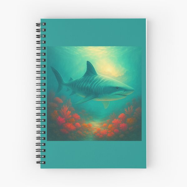 Item preview, Coral Tiger Shark – Reef Glow Spirit | GeoWild Designs designed and sold by GeoWild Designs.