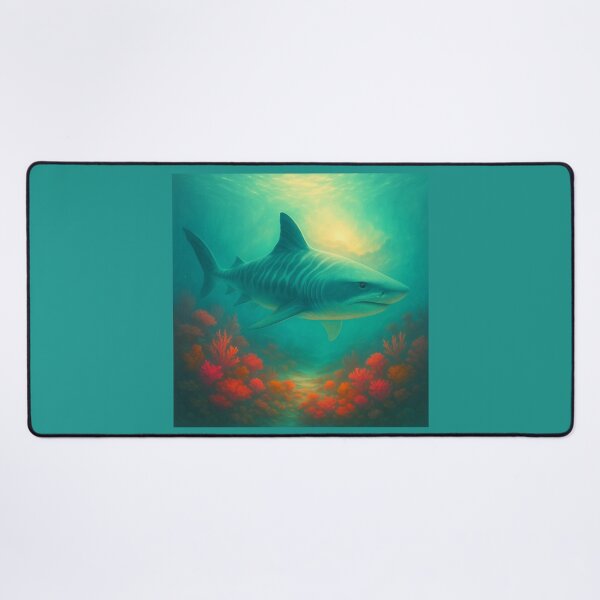 Item preview, Coral Tiger Shark – Reef Glow Spirit | GeoWild Designs designed and sold by GeoWild Designs.