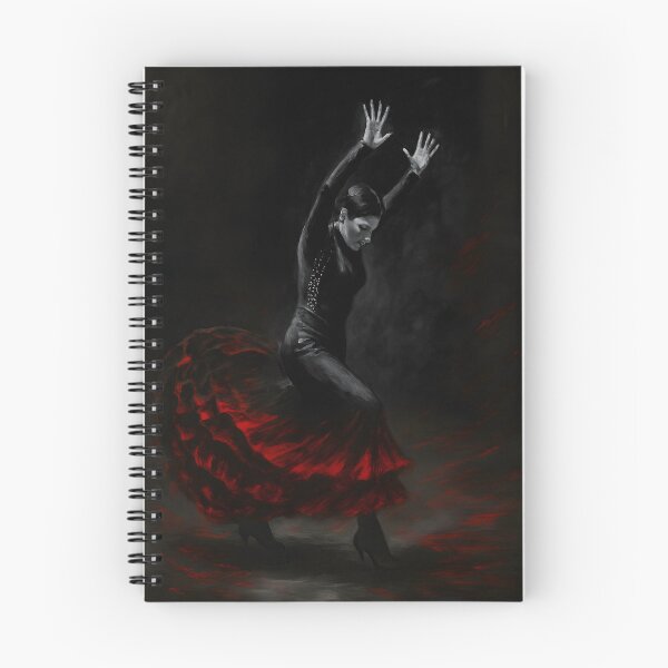 Item preview, Flamenco Fire – Dramatic Dance Art Poster designed and sold by InNyutLab.