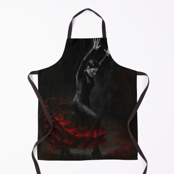 Item preview, Flamenco Fire – Dramatic Dance Art Poster designed and sold by InNyutLab.