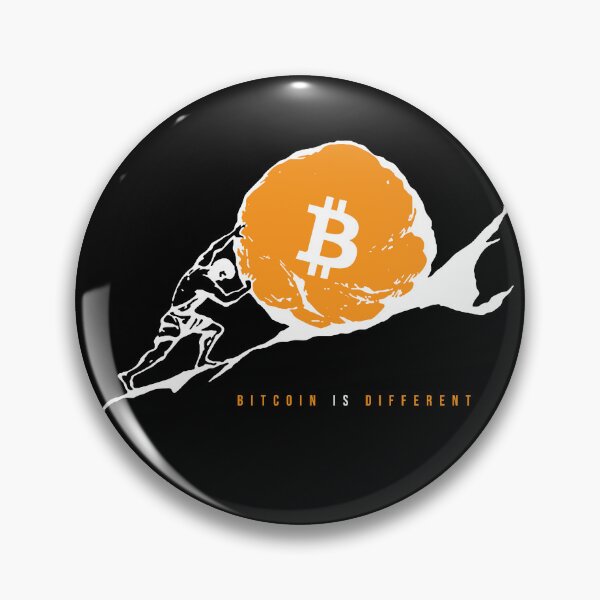 Item preview, Bitcoin Is Different - Bitcoin Art Logo designed and sold by CyberRex.