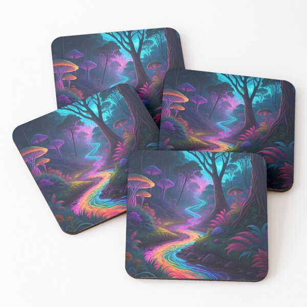 Item preview, Magical forest at night  designed and sold by Lucky 777.