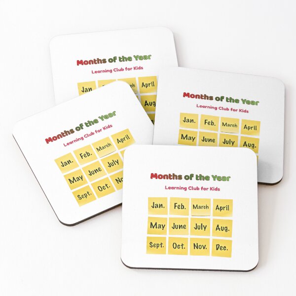 Item preview, Months of the Year – Learning Club for Kids designed and sold by AME Kids Designs.