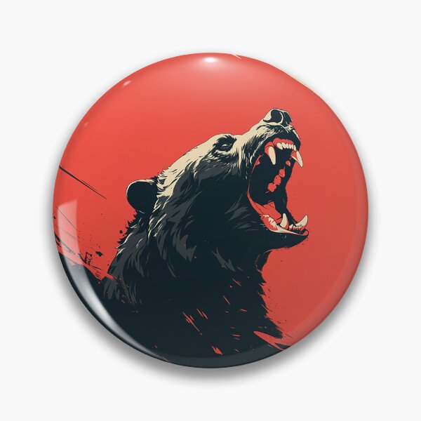 Item preview, Roaring Bear Against Red Sky designed and sold by Christian Weiss.