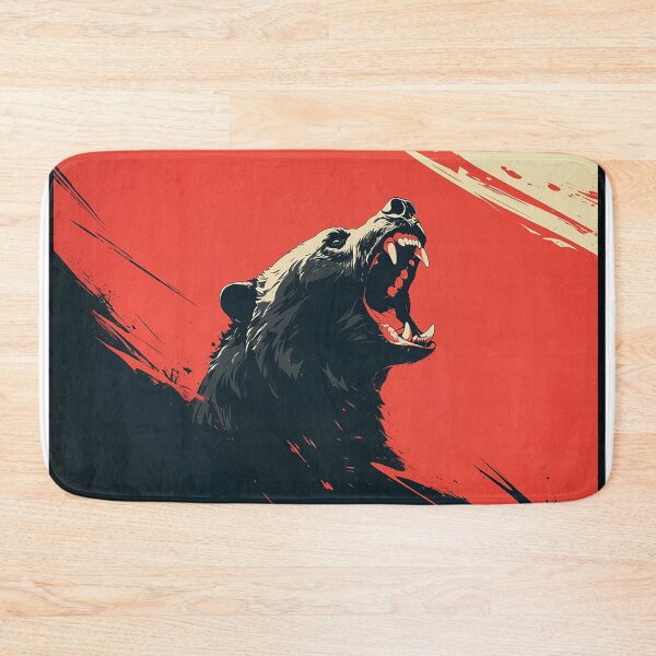 Item preview, Roaring Bear Against Red Sky designed and sold by Christian Weiss.