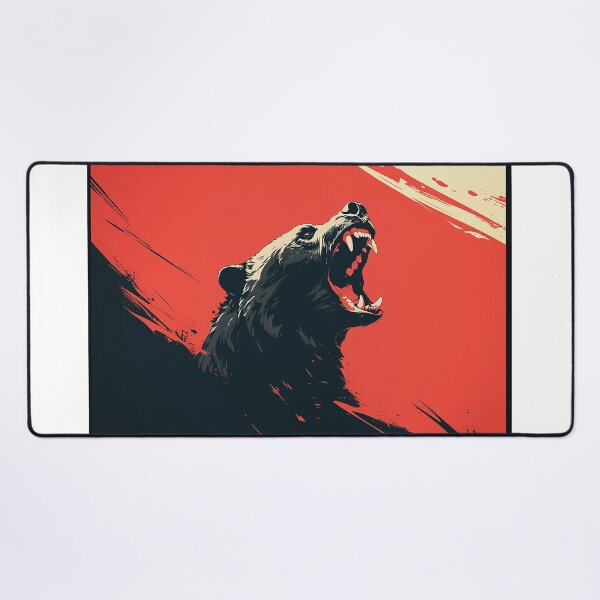 Item preview, Roaring Bear Against Red Sky designed and sold by Christian Weiss.