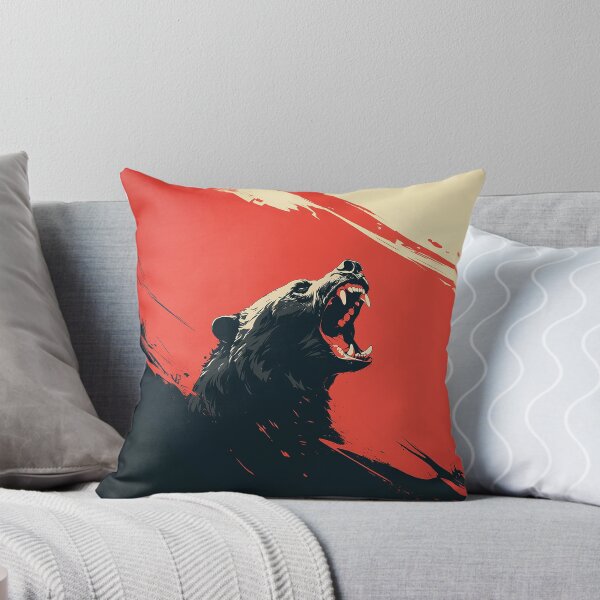 Item preview, Roaring Bear Against Red Sky designed and sold by Christian Weiss.