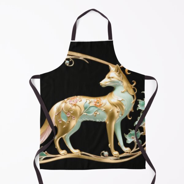 Item preview, Art Nouveau Fox – Elegant Decorative Jugendstil Animal Art designed and sold by Visualynx.