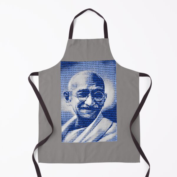 Item preview, MAHATMA-GANDHI-PORTRAIT-WITH-BLUE-BACKGROUND designed and sold by OliverGluth.