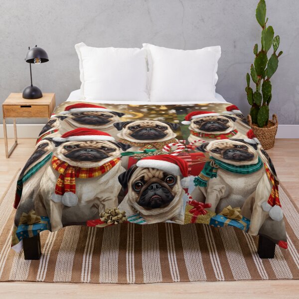 Item preview, It's Christmas for Pug Christmas designed and sold by Petsthetic.