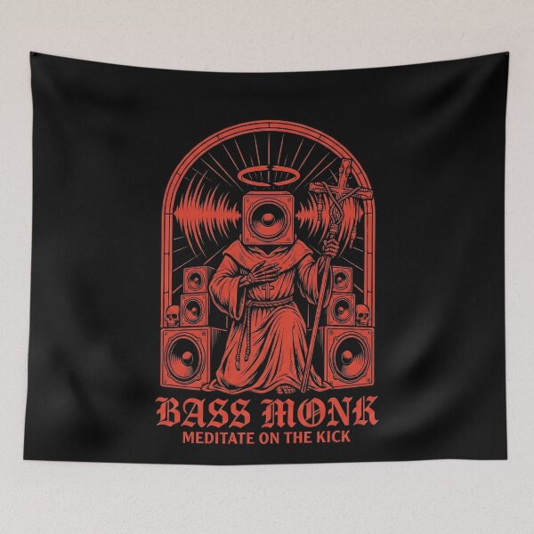 Item preview, Bass Monk Meditate on the Kick Electronic Music designed and sold by k3rstman1.