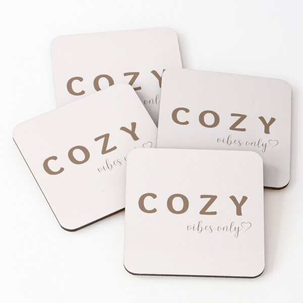 Item preview, Cozy Vibes Only Minimal Typography designed and sold by Inkworksbyshery.