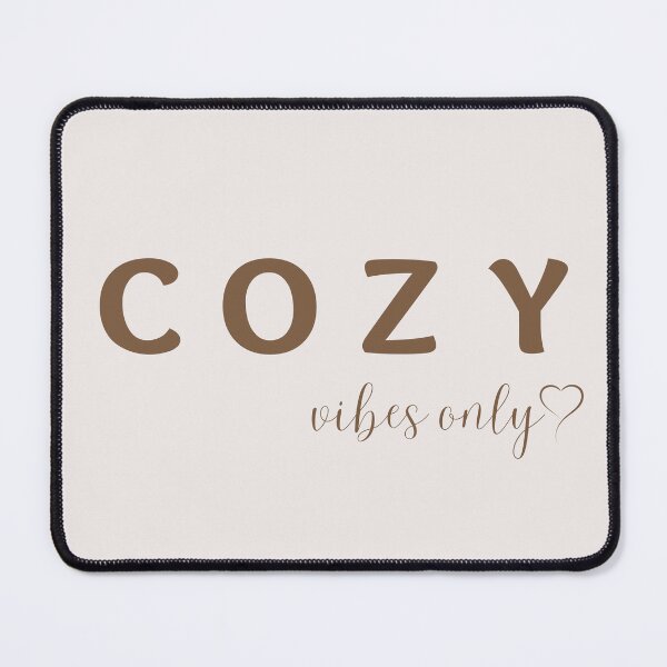 Item preview, Cozy Vibes Only Minimal Typography designed and sold by Inkworksbyshery.