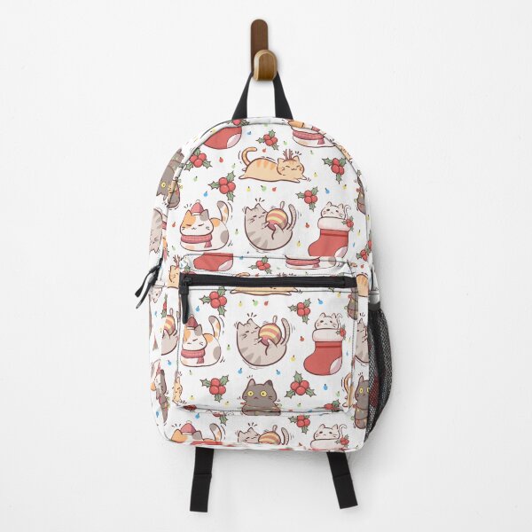 Item preview, Kawaii kitten Christmas pattern designed and sold by Aakanksha97.