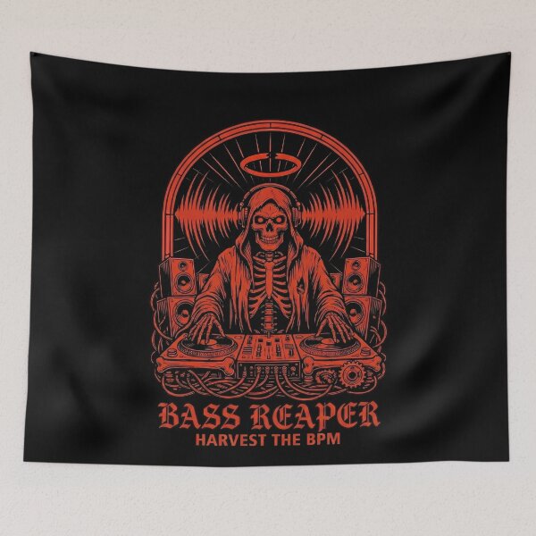 Item preview, Bass Reaper DJ Skeleton Electronic Music designed and sold by k3rstman1.